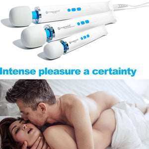 Image banner stating that the Magic Wand Massager supplies intense sexual pleasure